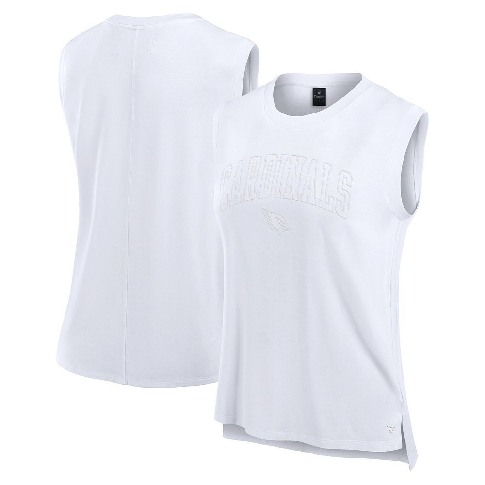 売れ筋商品|||ファナティクス カットソー トップス レディース Women's White Arizona Cardinals Studio Gym Tank Top White Women's Fanatics Signature White Arizona Cardinals Studio