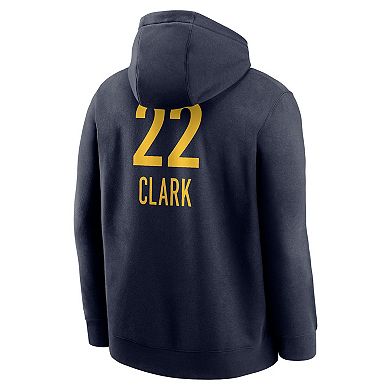 Unisex Nike Caitlin Clark Navy Indiana Fever 2024 WNBA Draft Player Name & Number Pullover Hoodie