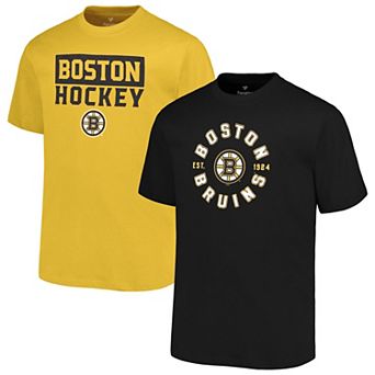 Men's Fanatics Boston Bruins Big & Tall 2-Pack T-Shirt Set