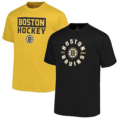 Men's Fanatics Boston Bruins Big & Tall 2-Pack T-Shirt Set