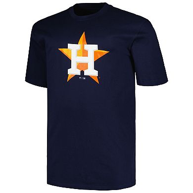 Men's Profile Navy Houston Astros Big & Tall #1 Dad T-Shirt