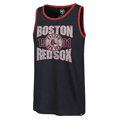 Men's '47 Navy Boston Red Sox Upload Franklin Tank Top