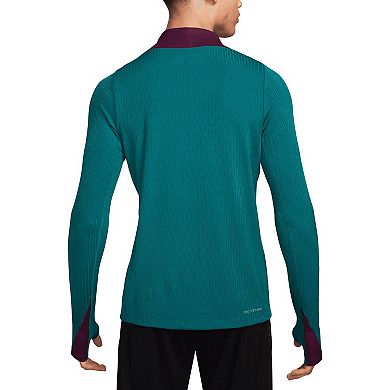 Men's Nike Teal Paris Saint-Germain 2024/25 Advance Strike Drill Performance Quarter-Zip Top