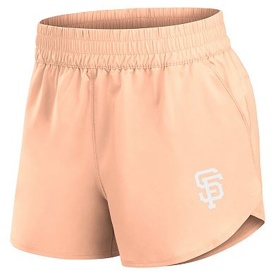 Women's Fanatics Signature Pink San Francisco Giants Studio Woven Vibe Shorts