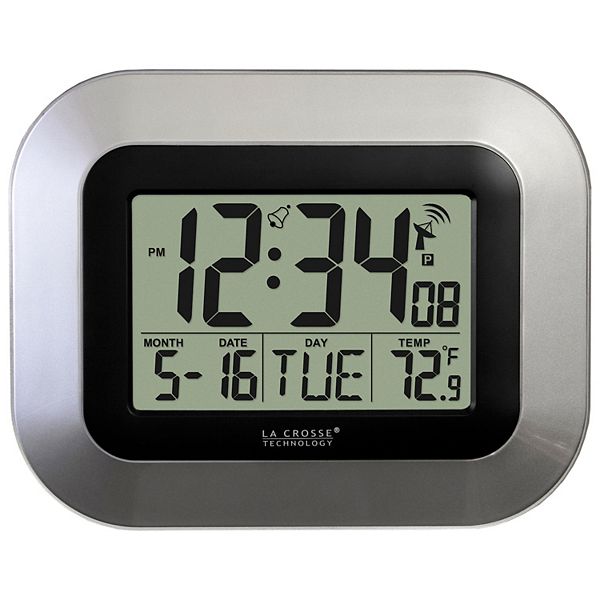La Crosse Technology Digital Atomic Wall Clock