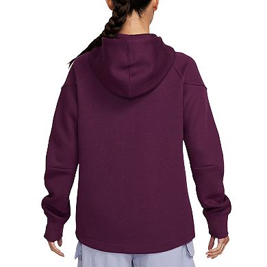 Women's Nike Burgundy Paris Saint-Germain 2024/25 Tech Fleece Full-Zip Hoodie