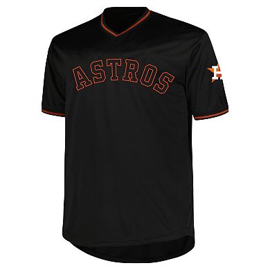 Men's Profile Black Houston Astros Big & Tall Pop Fashion Jersey