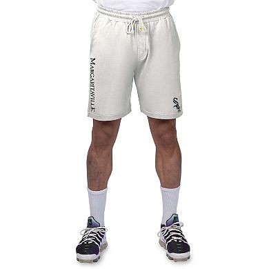 Men's Margaritaville Gray Chicago White Sox Peached French Terry Shorts