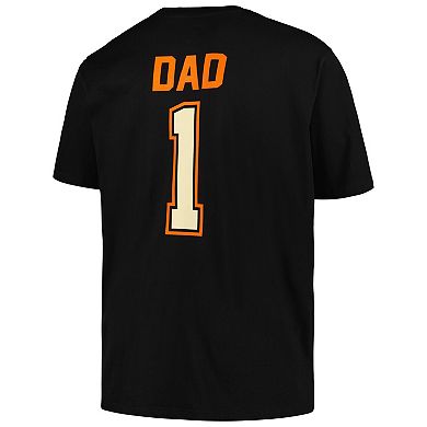 Men's Profile Black San Francisco Giants Big & Tall #1 Dad T-Shirt