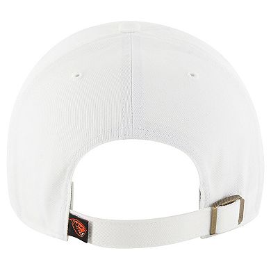 Men's '47 White Oregon State Beavers Clean Up Adjustable Hat