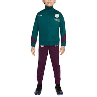 Preschool Nike Teal/Burgundy Paris Saint-Germain 2024/25 Strike Full-Zip Track Suit