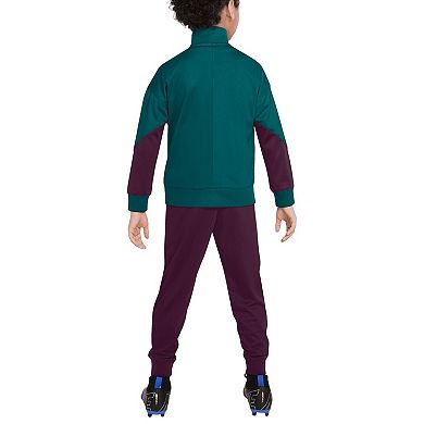 Preschool Nike Teal/Burgundy Paris Saint-Germain 2024/25 Strike Full-Zip Track Suit