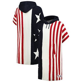 Unisex Navy/Red/White Team USA CozyChic Stars and Stripes Cozy Wearable Blanket Hoodie