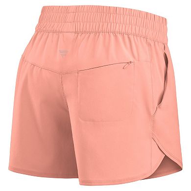 Women's Fanatics Coral Pittsburgh Steelers Front Office Woven Shorts