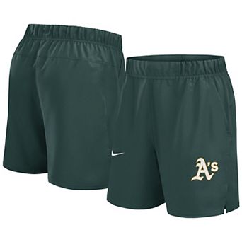 Men's Nike Green Oakland Athletics Woven Victory Performance Shorts