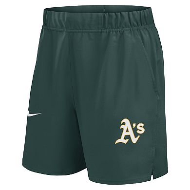 Men's Nike Green Oakland Athletics Woven Victory Performance Shorts