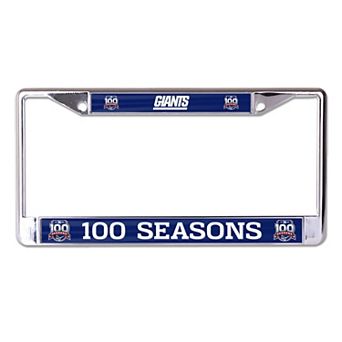 WinCraft New York Giants 100th Season Metal License Plate