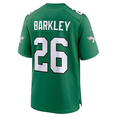 Men s Nike Saquon Barkley Kelly Green Philadelphia Eagles Alternate Game Jersey