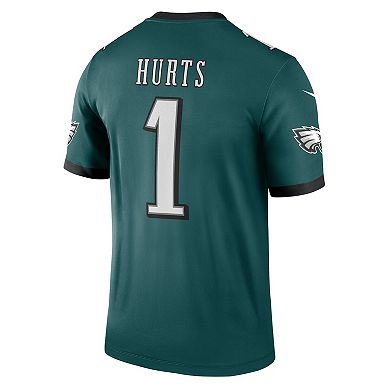 Men's Nike Jalen Hurts Midnight Green Philadelphia Eagles Legend Jersey