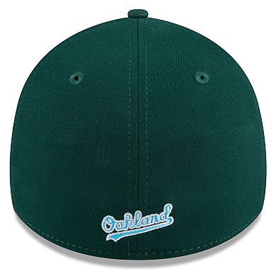 Men's New Era Green Oakland Athletics 2024 Father's Day 39THIRTY Flex Hat