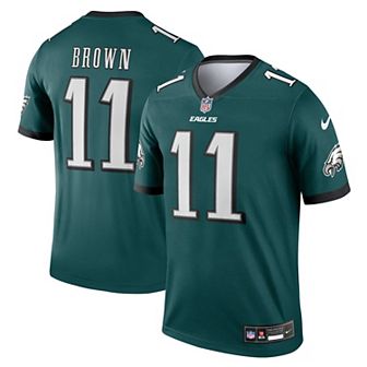 Men's Nike A.J. Brown Midnight Green Philadelphia Eagles Legend Jersey