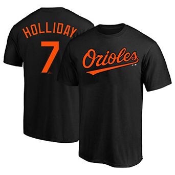 Men's Jackson Holliday Black Baltimore Orioles Big & Tall Name & Number T-Shirt