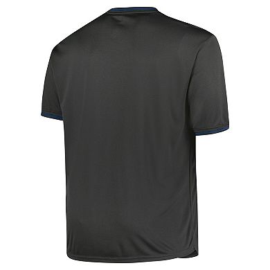Men's Profile Charcoal New York Yankees Big & Tall Pop Fashion Jersey
