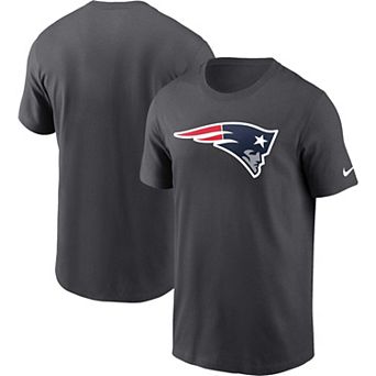 Men's Nike Anthracite New England Patriots Logo Essential T-Shirt