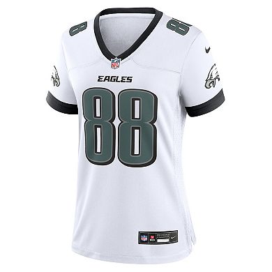 Men's Nike Dallas Goedert White Philadelphia Eagles White Game Jersey