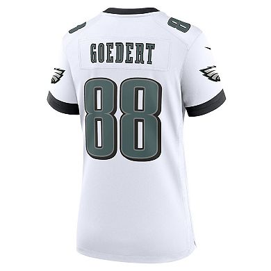 Men's Nike Dallas Goedert White Philadelphia Eagles White Game Jersey