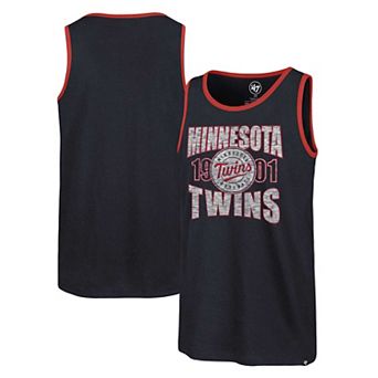 Men's '47 Navy Minnesota Twins Upload Franklin Tank Top