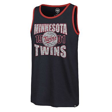 Men's '47 Navy Minnesota Twins Upload Franklin Tank Top