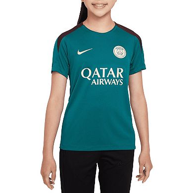Youth Nike Teal Paris Saint-Germain 2024/25 Strike Training Top