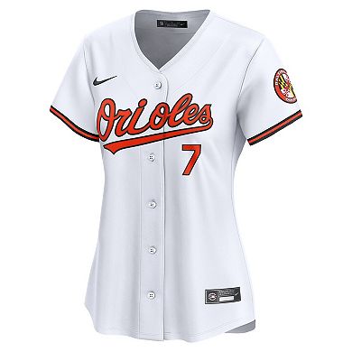 Women's Nike Jackson Holliday White Baltimore Orioles Home Limited Player Jersey