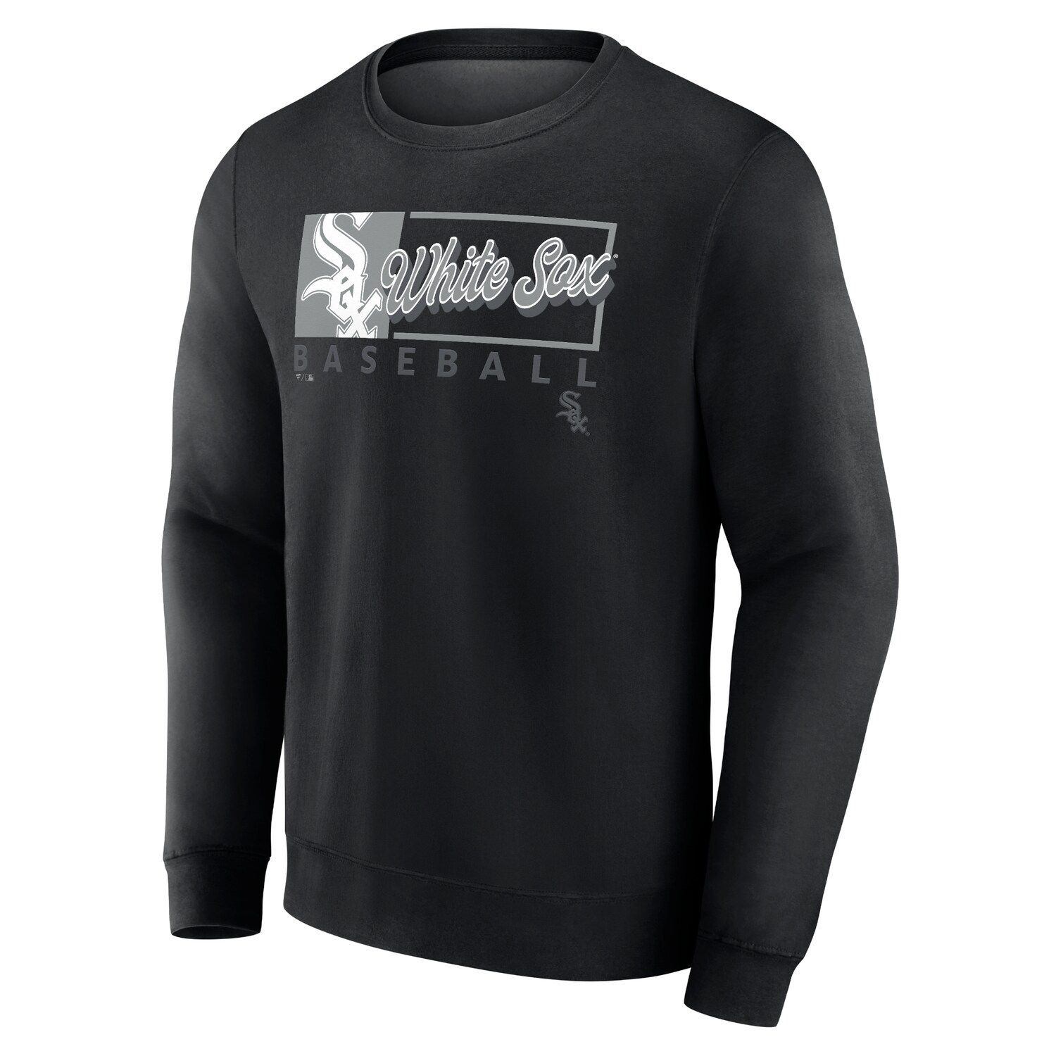Sweat à capuche zippé avec logo principal des Chicago White Sox - Homme