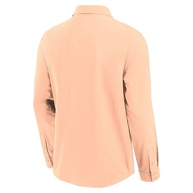 Men's Fanatics Light Pink San Francisco Giants Front Office Long Sleeve Button-Up Shirt