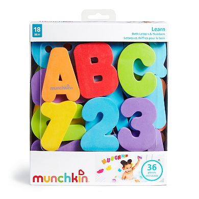 Munchkin Learn™ Bath Letters & Numbers, 36-Piece Set