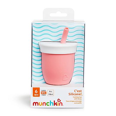Munchkin C’est Silicone!™ 4-oz. Training Cup with Straw