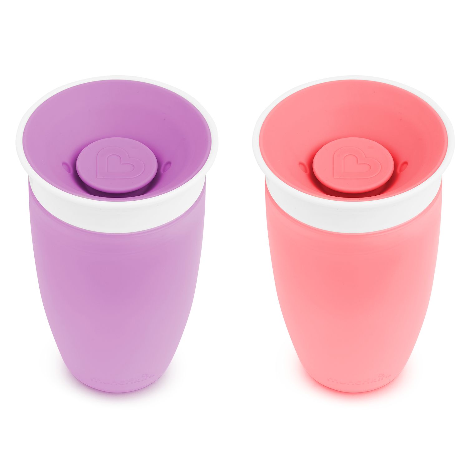 COLOR GREEN Munchkin 2-Pack 10-oz. Miracle® 360° Trainer Cup