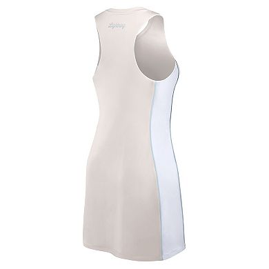 Women's Fanatics Signature Tan Tampa Bay Lightning Studio Boost Athletic Half-Zip Dress