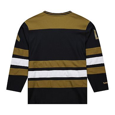 Men's Mitchell & Ness Gold LAFC Stateside V-Neck Long Sleeve Jersey