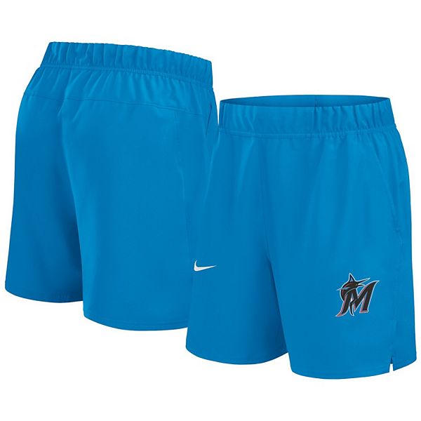 Men's Nike Blue Miami Marlins Woven Victory Performance Shorts