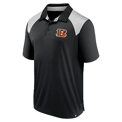 Men's Fanatics Black Cincinnati Bengals Primary Polo