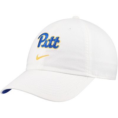 Men s Nike White Pitt Panthers 2024 Sideline Club Adjustable Hat