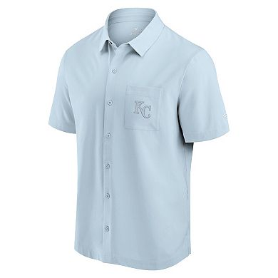 Men's Fanatics Light Blue Kansas City Royals Front Office Button-Up Shirt