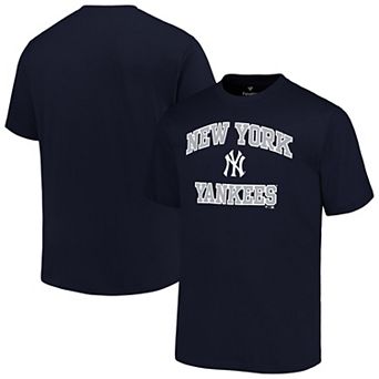 Men's Profile Navy New York Yankees Big & Tall Heart & Soul T-Shirt