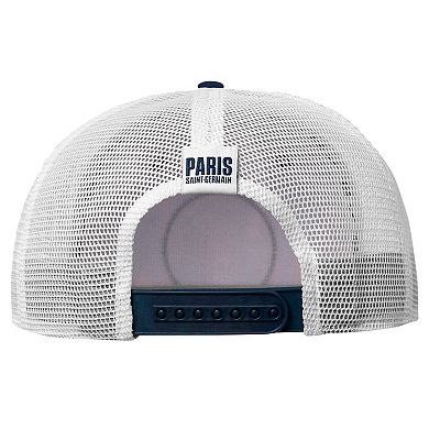 Men's Nike Navy Paris Saint-Germain Trucker Stretch-Snap Adjustable Hat