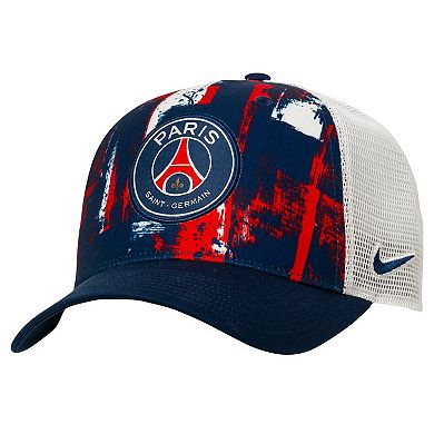 Men's Nike Navy Paris Saint-Germain Trucker Stretch-Snap Adjustable Hat