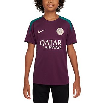 Youth Nike Burgundy Paris Saint-Germain 2024/25 Strike Training Performance Top