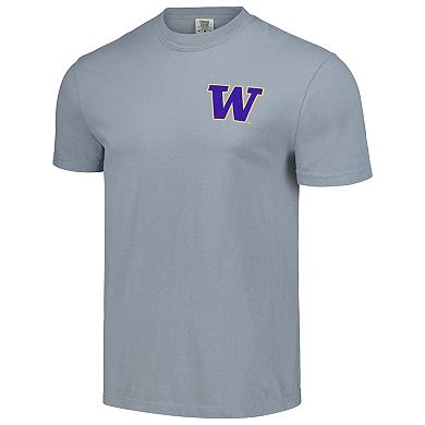 Unisex Gray Washington Huskies Hyper Local Malamute Circle T-Shirt